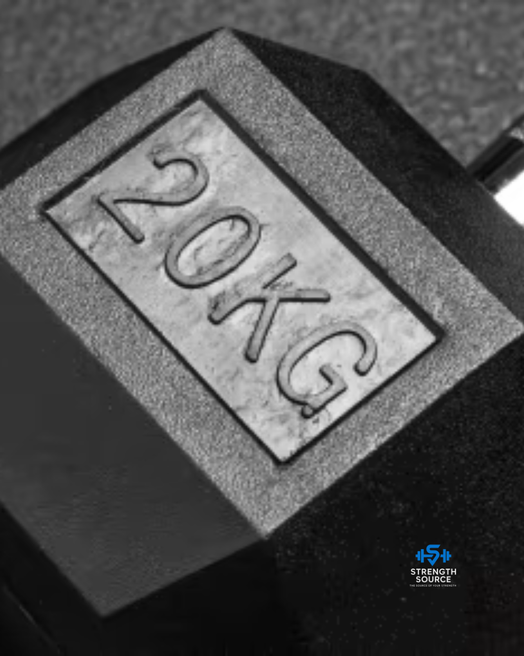 Rubber Hex Dumbbells